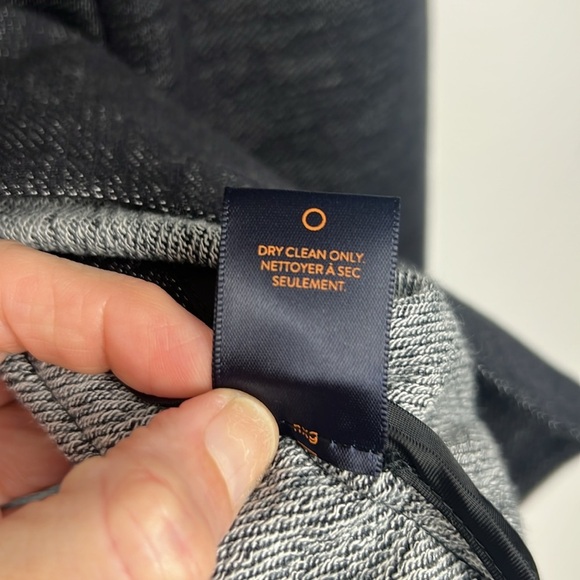 Good Man Brand Dark Gray Textured Unstructured 2-Button Blazer 100% Cotton XXL - Picture 11 of 11